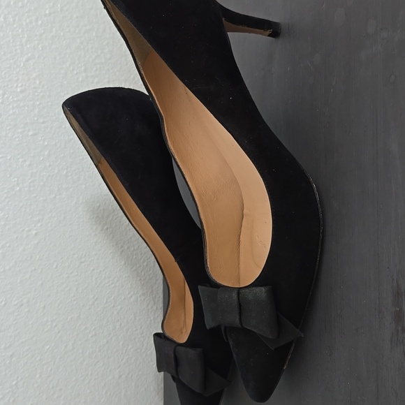 L. K. Bennet Bow Heels Size 40 1/2 - Picture 4 of 8